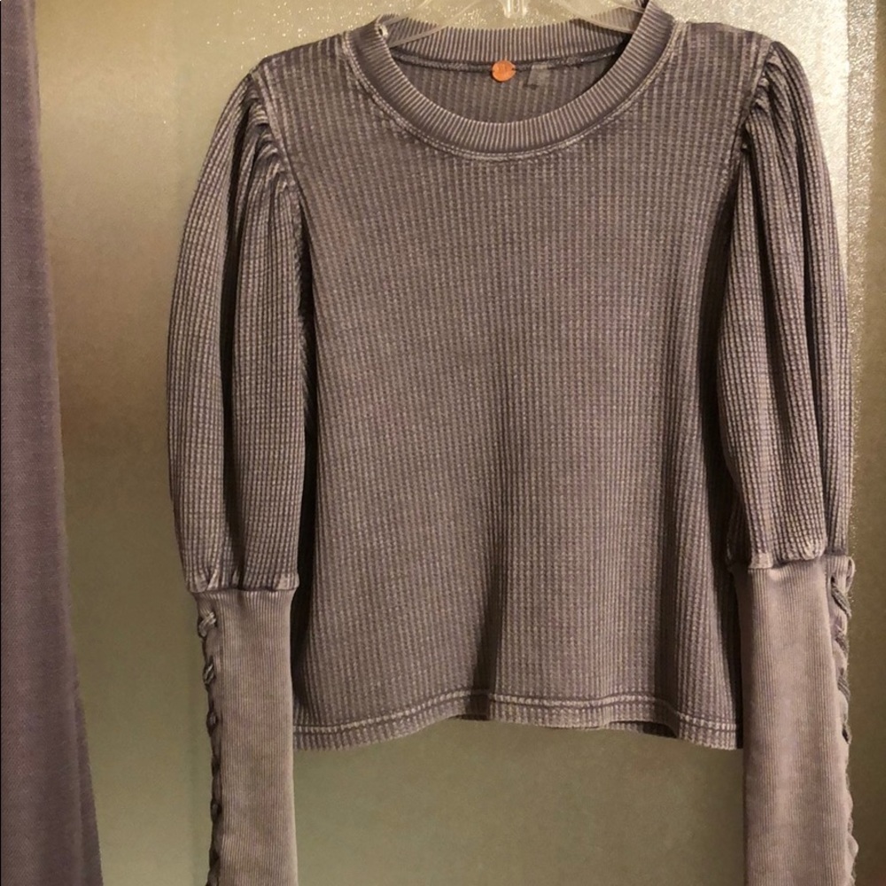 NWOT free people thermal crop top